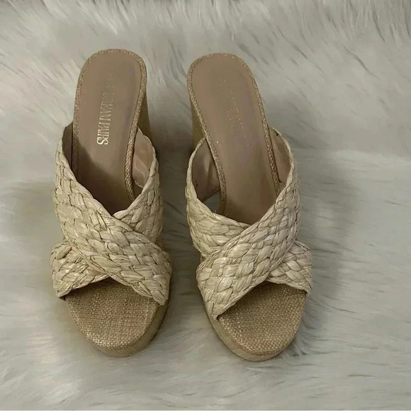 DREAM PAIRS Women's Platform Heels Open Toe Slip on Heels for Women High Chunky - Picture 5 of 7